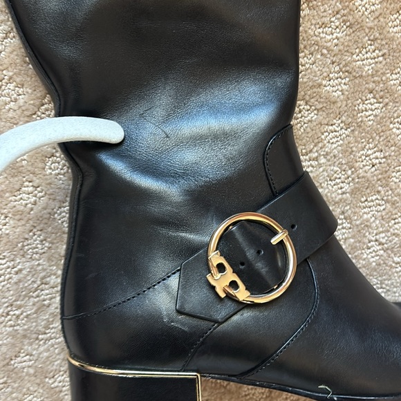 Tory Burch Sofia Riding Boot in Black, size 6.5 - Picture 4 of 16